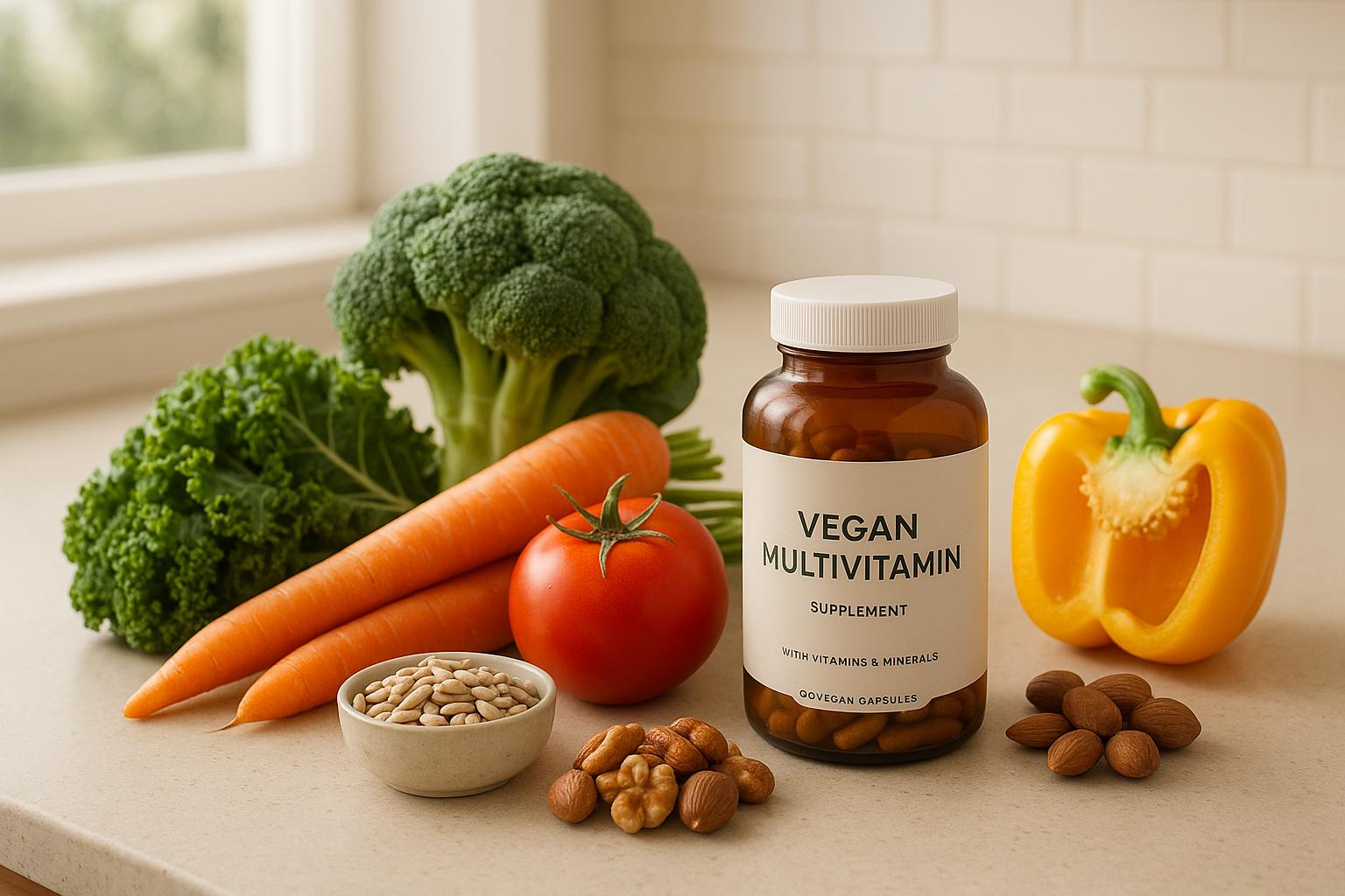 10 Nutrientes Clave en Multivitamínicos Veganos