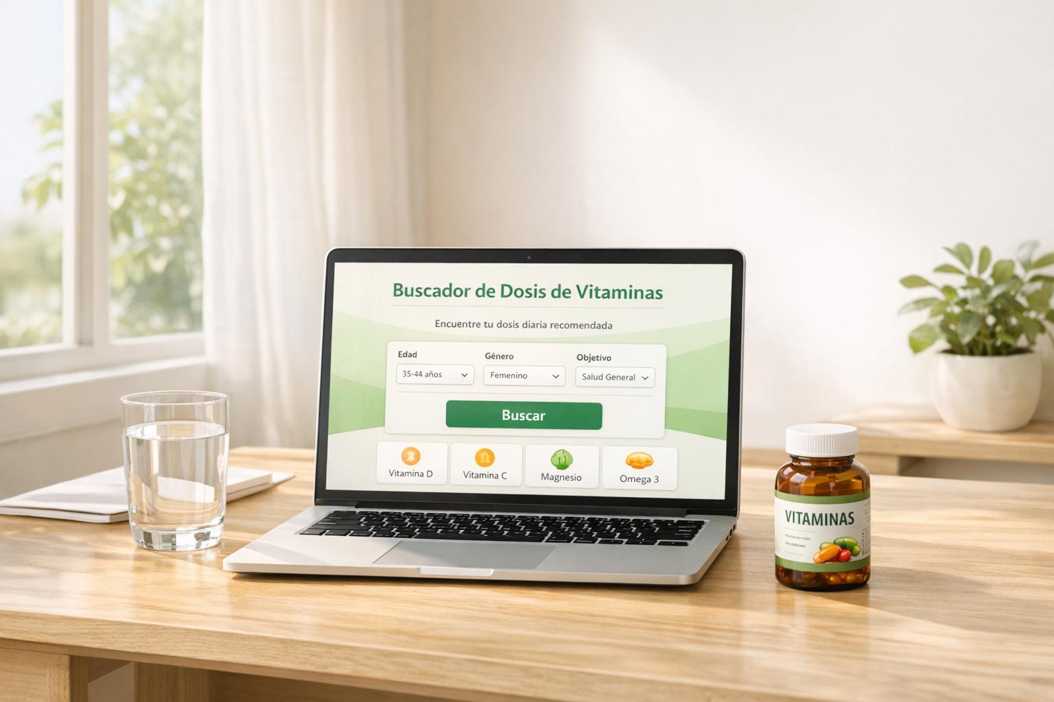 Buscador de Dosis de Vitaminas