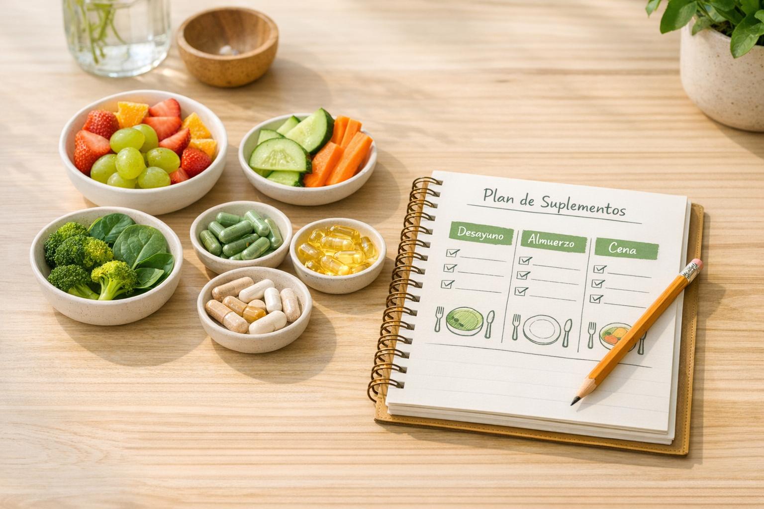 Planificador de Suplementos para Comidas