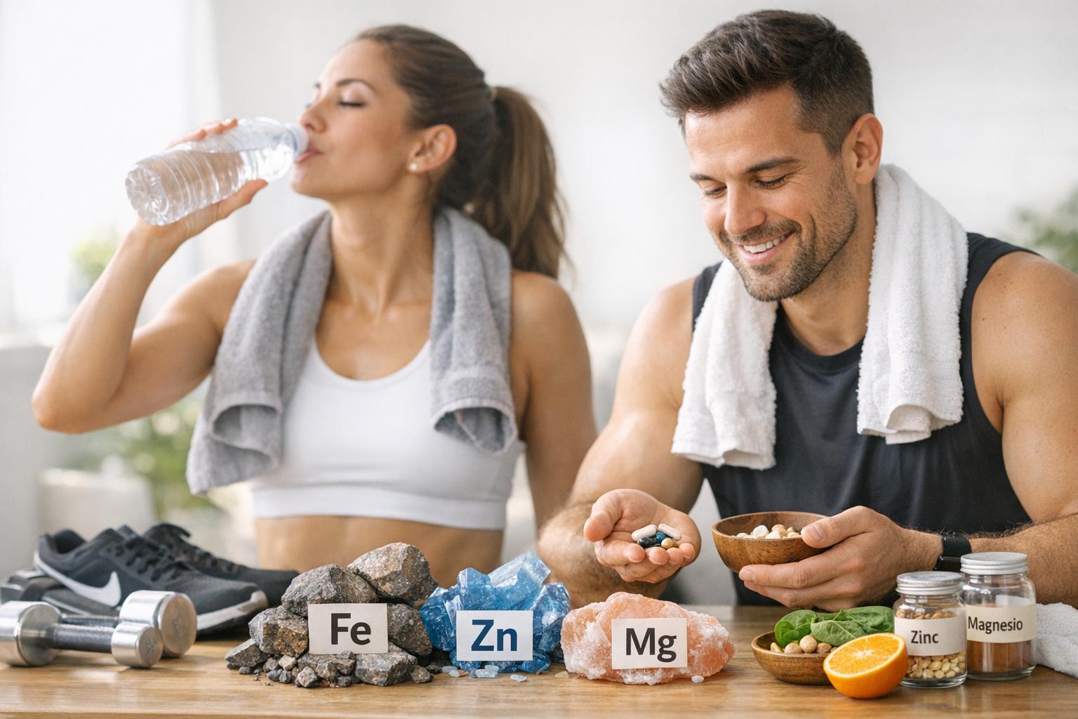 Minerales traza clave para el rendimiento deportivo