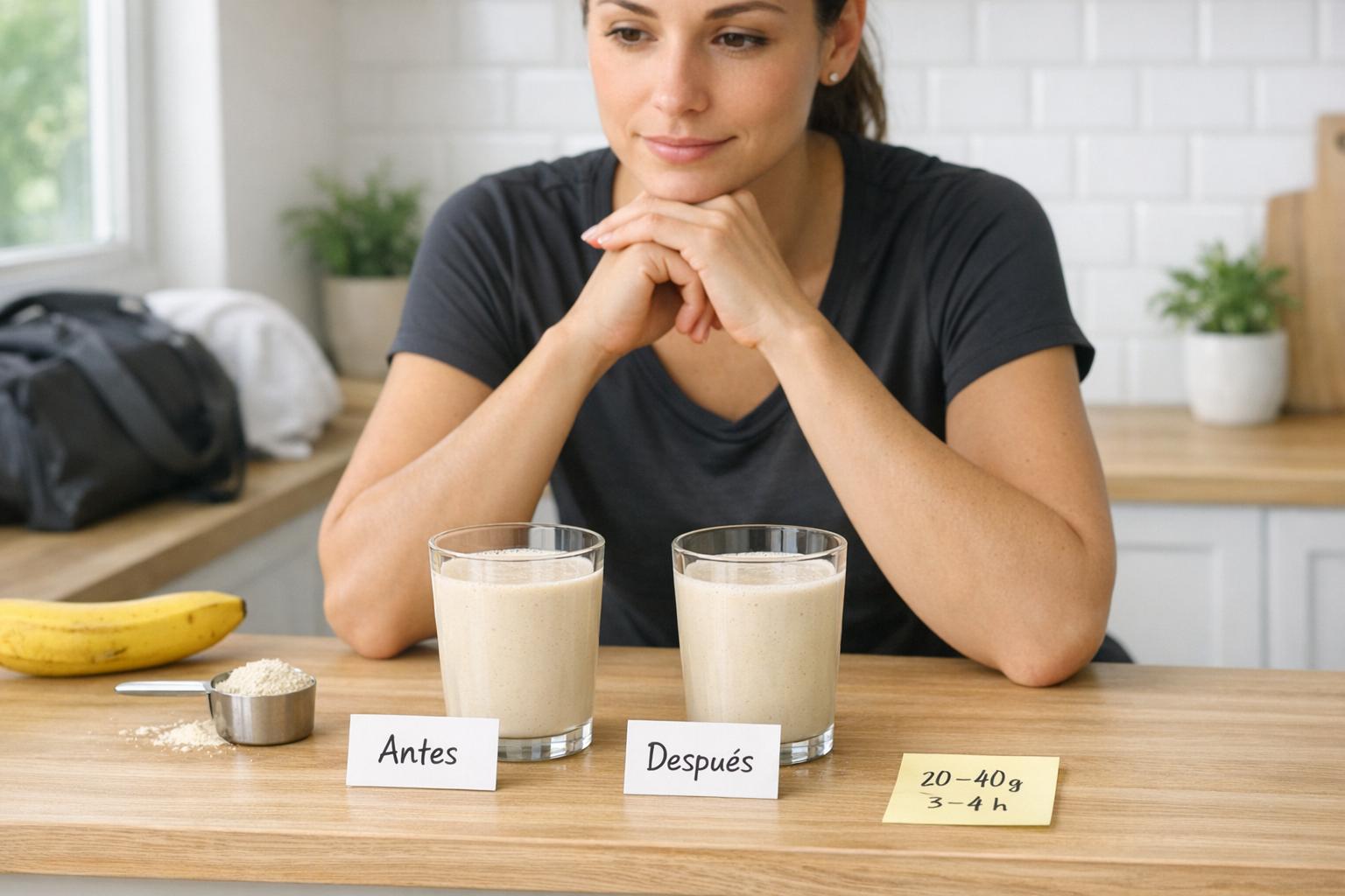 Proteína antes o después del ejercicio: ¿qué es mejor?