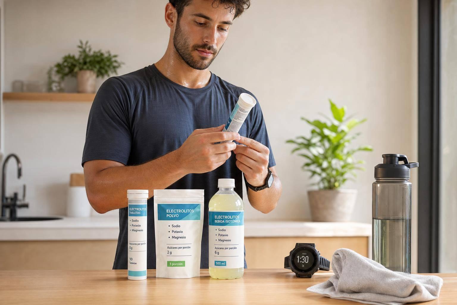 Cómo elegir suplementos de electrolitos para entrenar