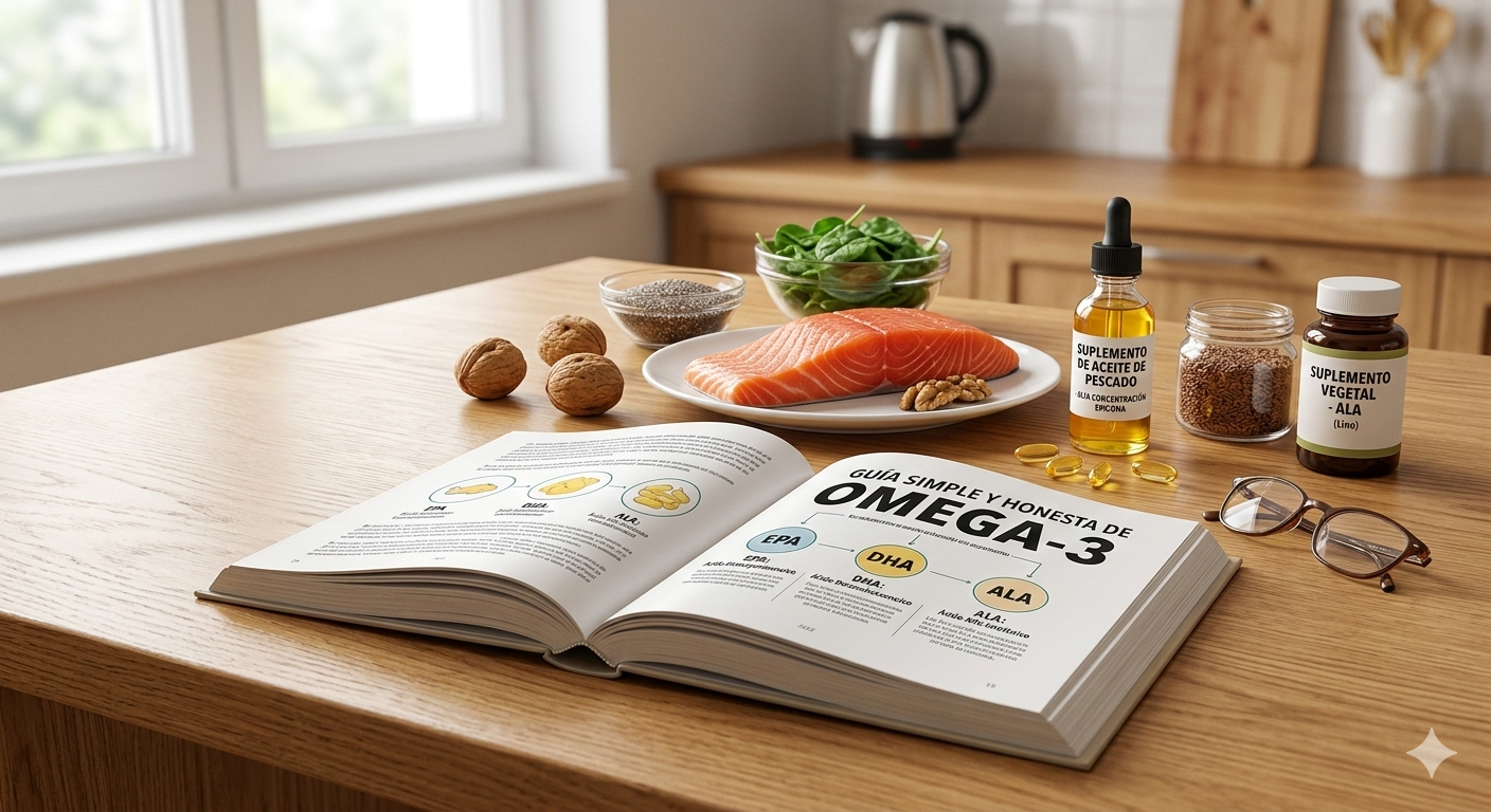 EPA, DHA y ALA: la guía simple (y honesta) para entender qué omega-3 estás tomando