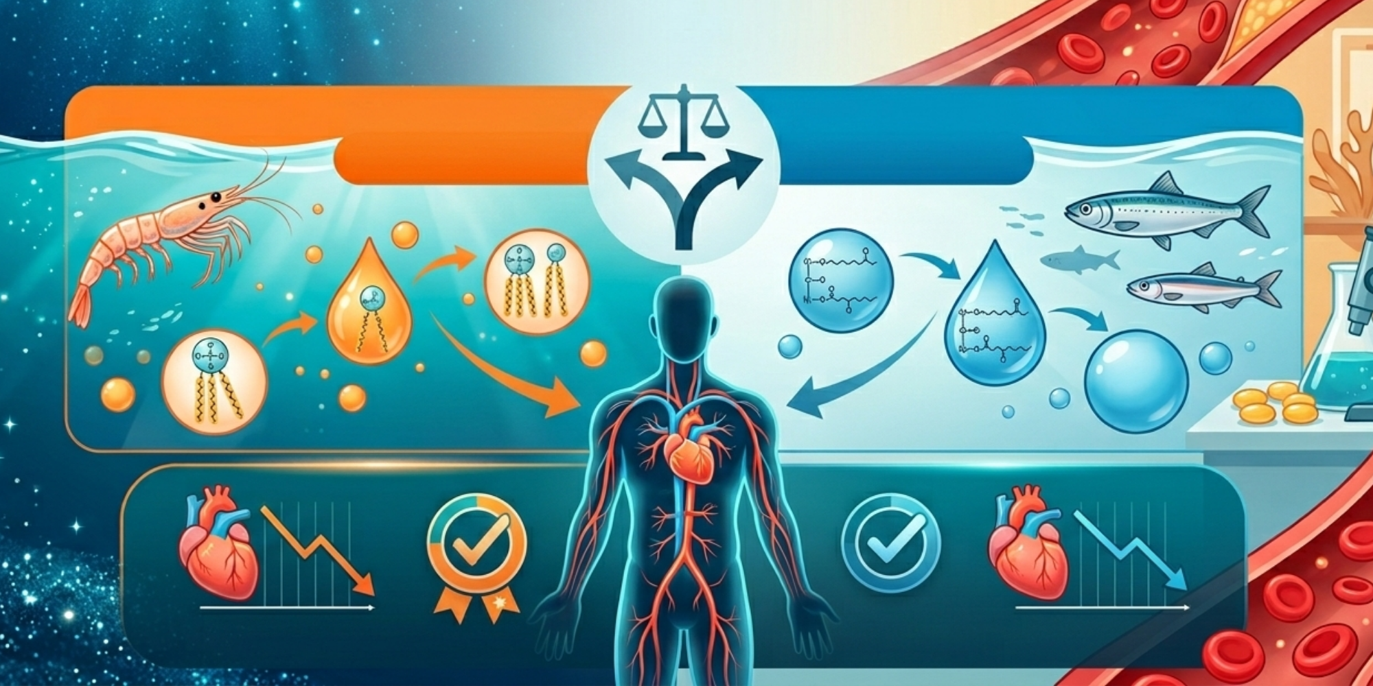 Krill vs fish oil: la batalla de las “formas” (fosfolípidos) y qué puede cambiar en tus triglicéridos