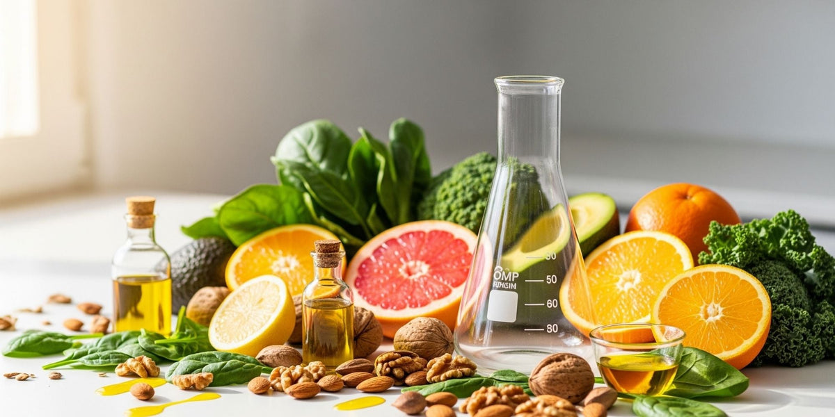 Vitamina C + vitamina E: qué dice la revisión 2025 sobre antioxidantes y estrés oxidativo