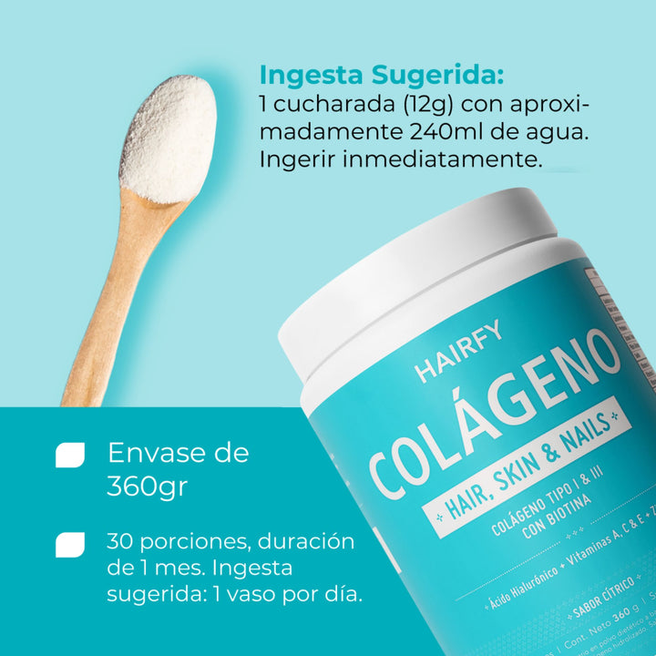 Combo Belleza: Biotina + Ácido Hialurónico + Colágeno Hairfy