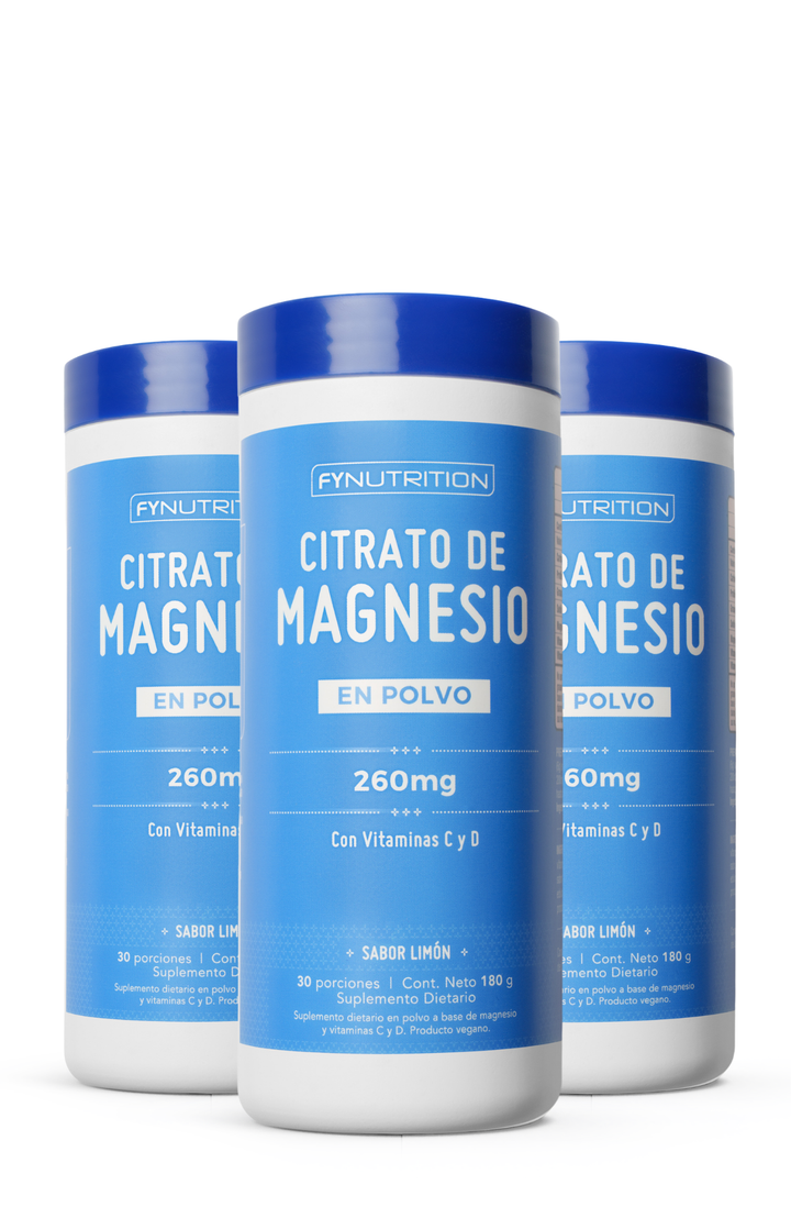 Citrato de Magnesio Polvo: Plan Mensual por 3 Meses