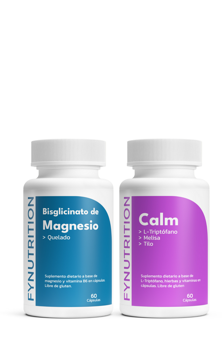 Combo Descanso: Bisglicinato de Magnesio + Calm