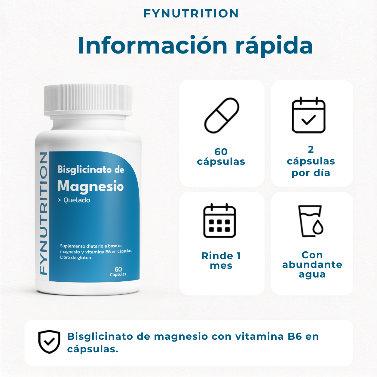Bisglicinato de Magnesio Quelado