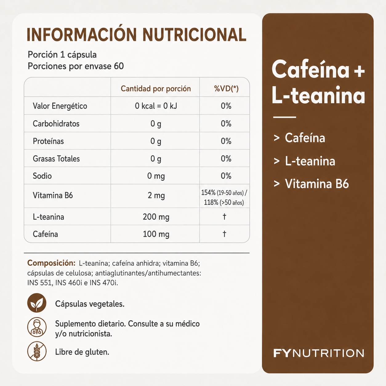 Cafeína + L-Teanina