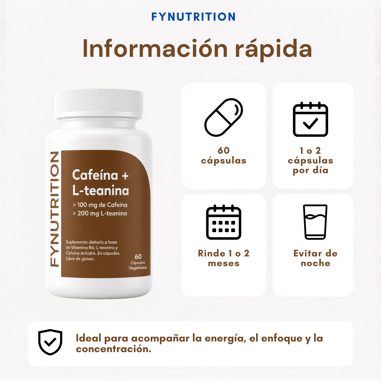 Cafeína + L-Teanina
