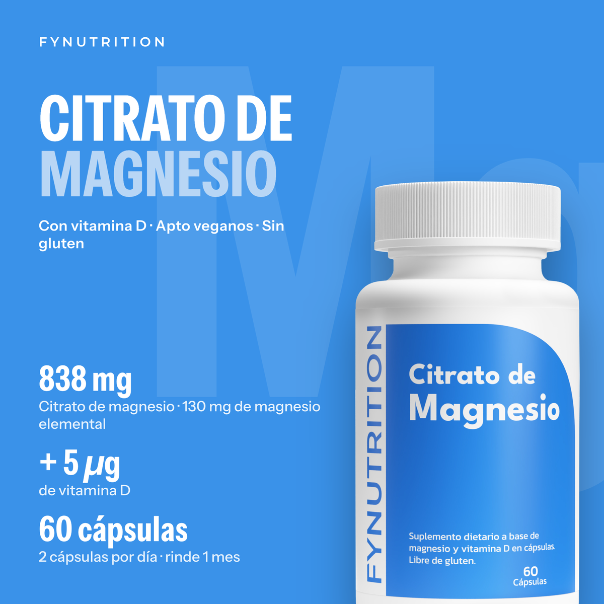 Citrato de Magnesio Cápsulas: lo esencial – FYNUTRITION
