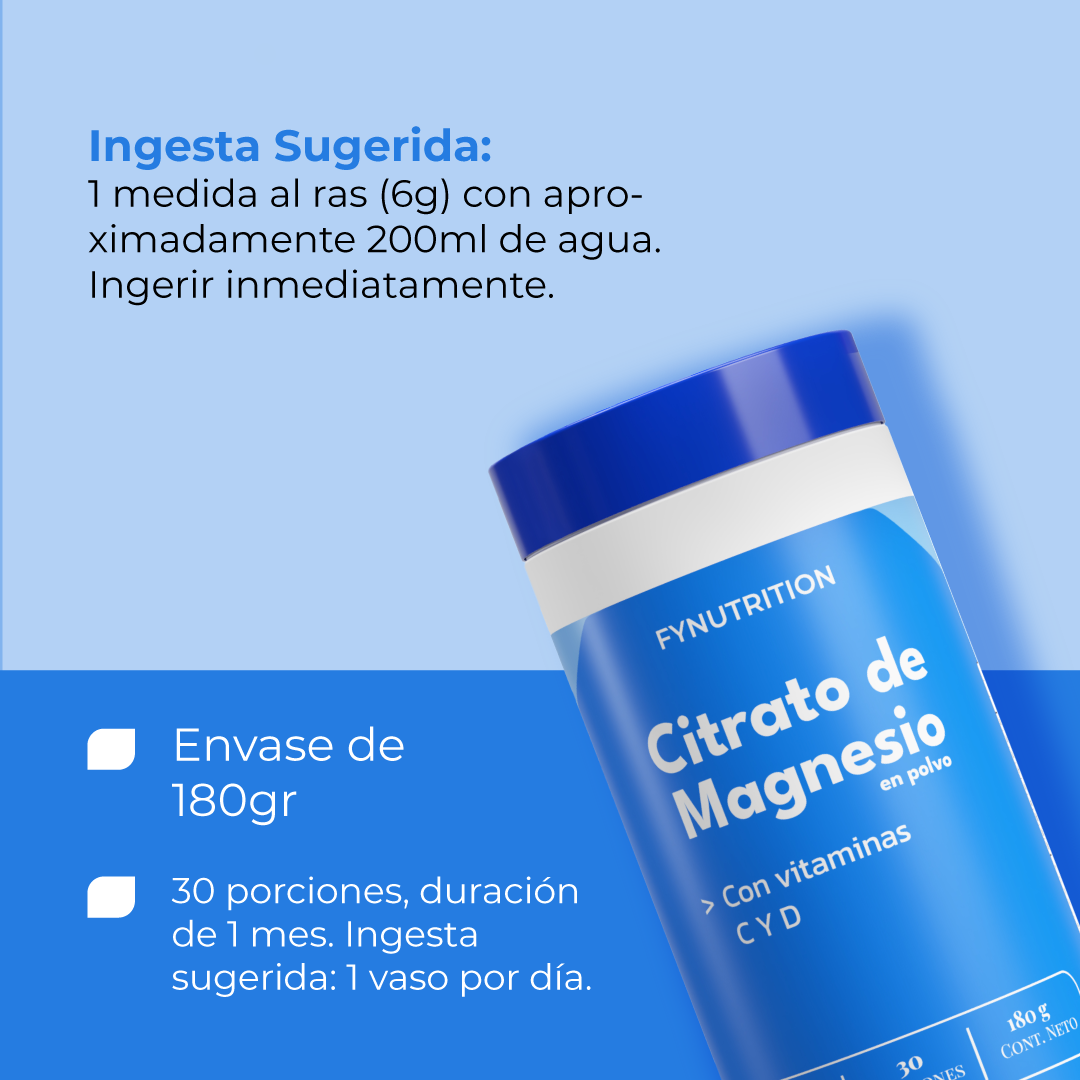 Citrato de Magnesio en Polvo