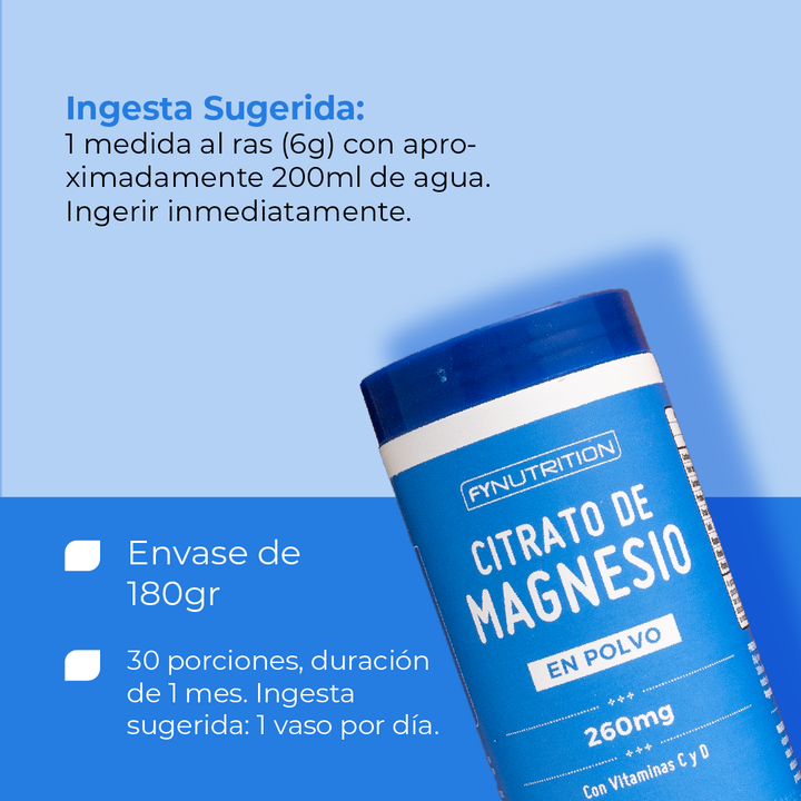 Citrato de Magnesio en Polvo