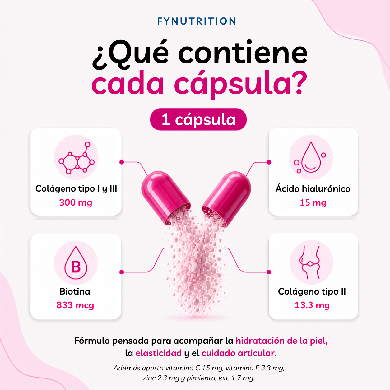 Colacaps - Colágeno Hidrolizado tipo 1, 2 y 3 en Cápsulas