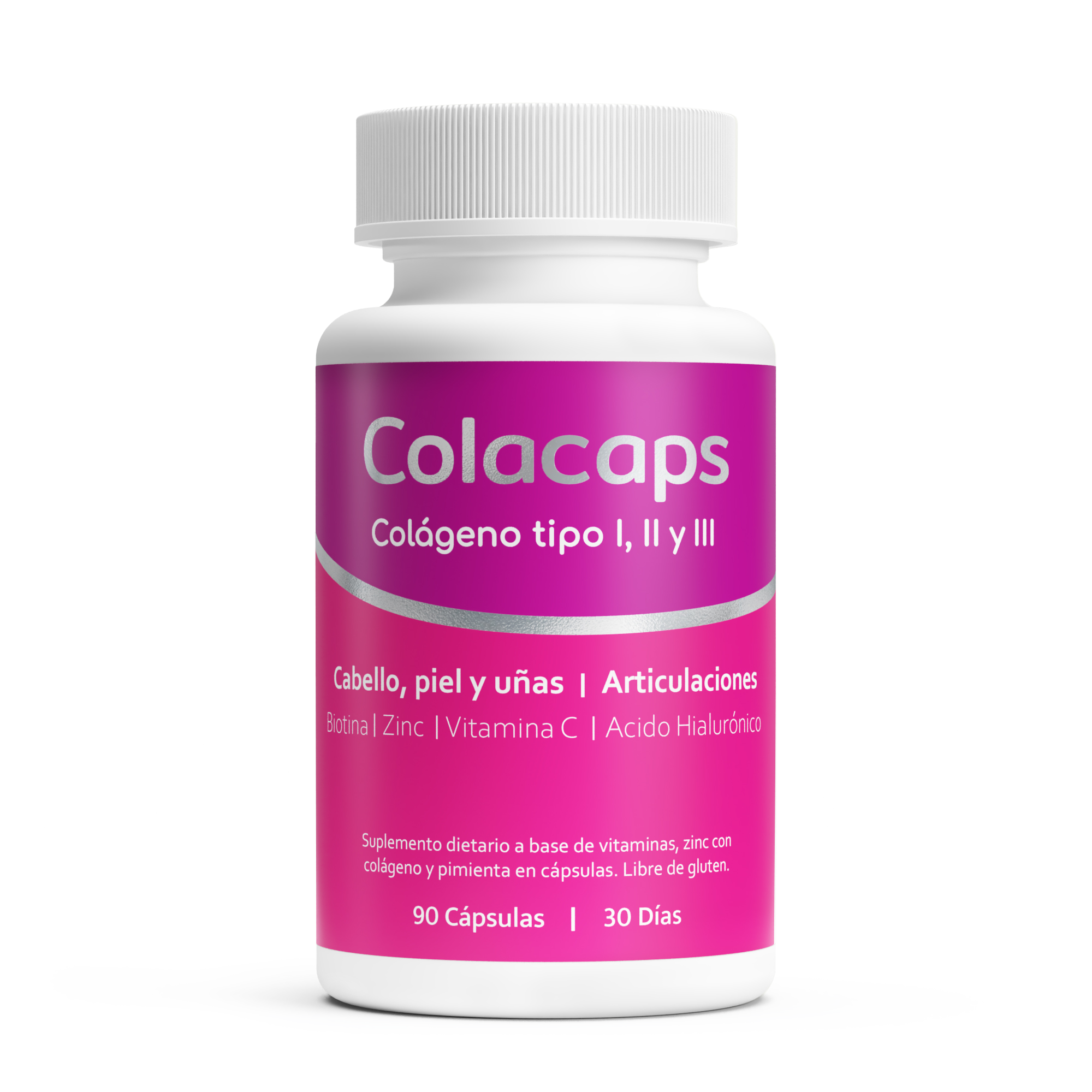 Colacaps - Colágeno Hidrolizado tipo 1, 2 y 3 en Cápsulas