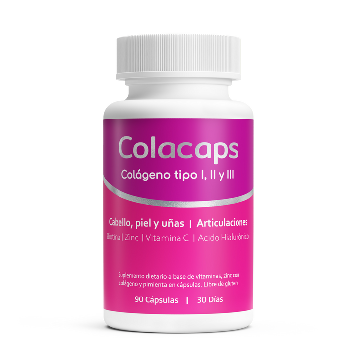 Colacaps - Colágeno Hidrolizado tipo 1, 2 y 3 en Cápsulas