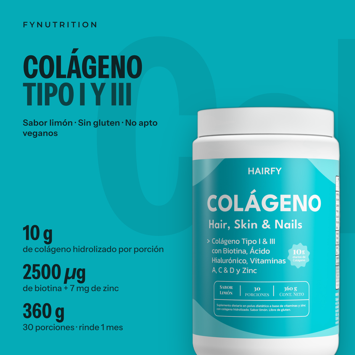 Colágeno HAIRFY: lo esencial – FYNUTRITION