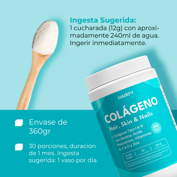 Combo Belleza: Biotina + Ácido Hialurónico + Colágeno Hairfy