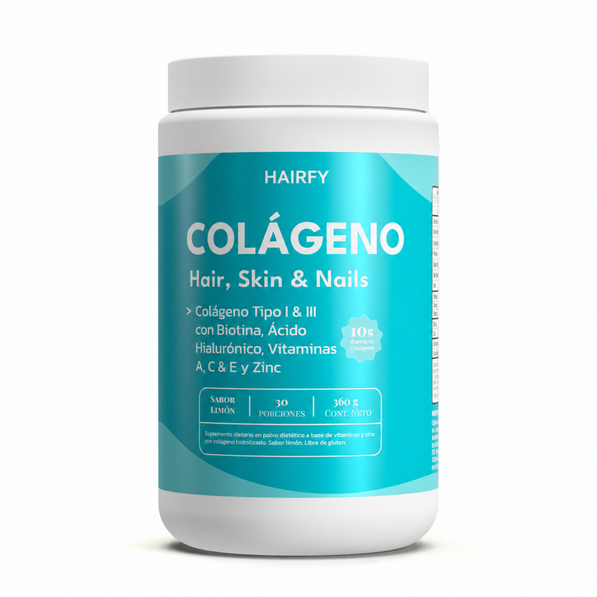 Colágeno Hairfy con Biotina, Cabello y Piel – FYNUTRITION
