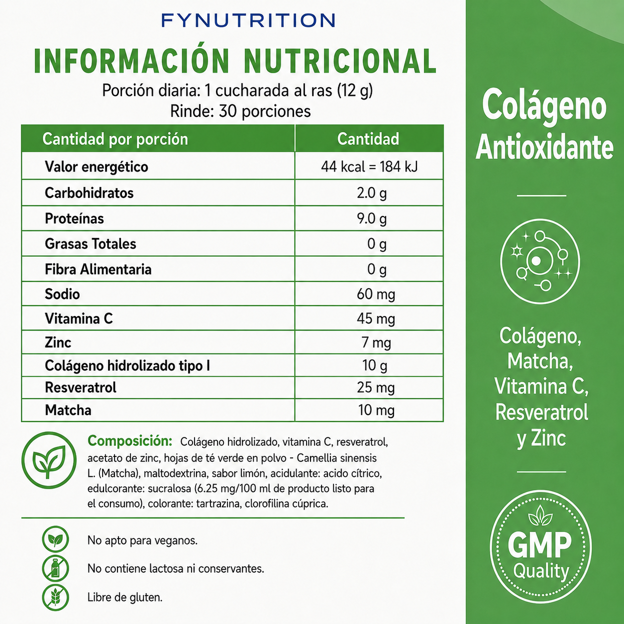 Colágeno Antioxidante