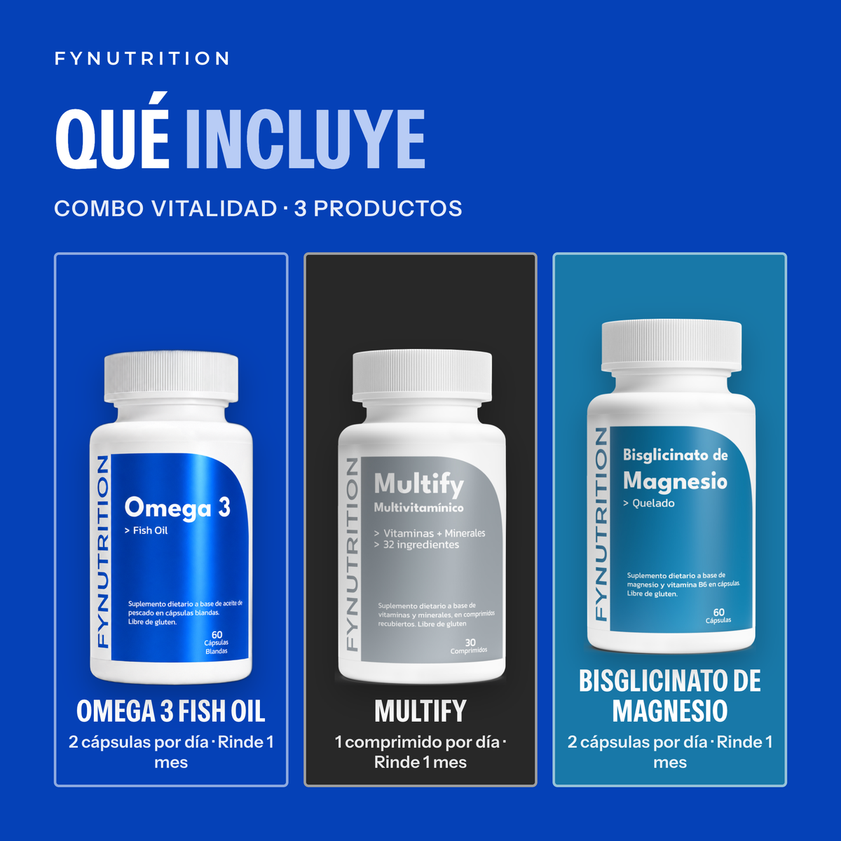 Combo Vitalidad: qué incluye – FYNUTRITION