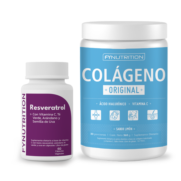 Combo Anti Age: Resveratrol - Hidrolizado original