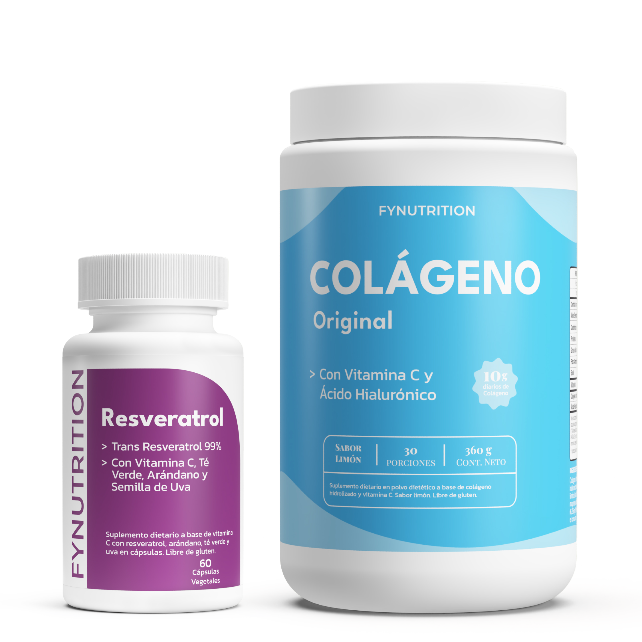 Combo Anti Age: Resveratrol - Hidrolizado original