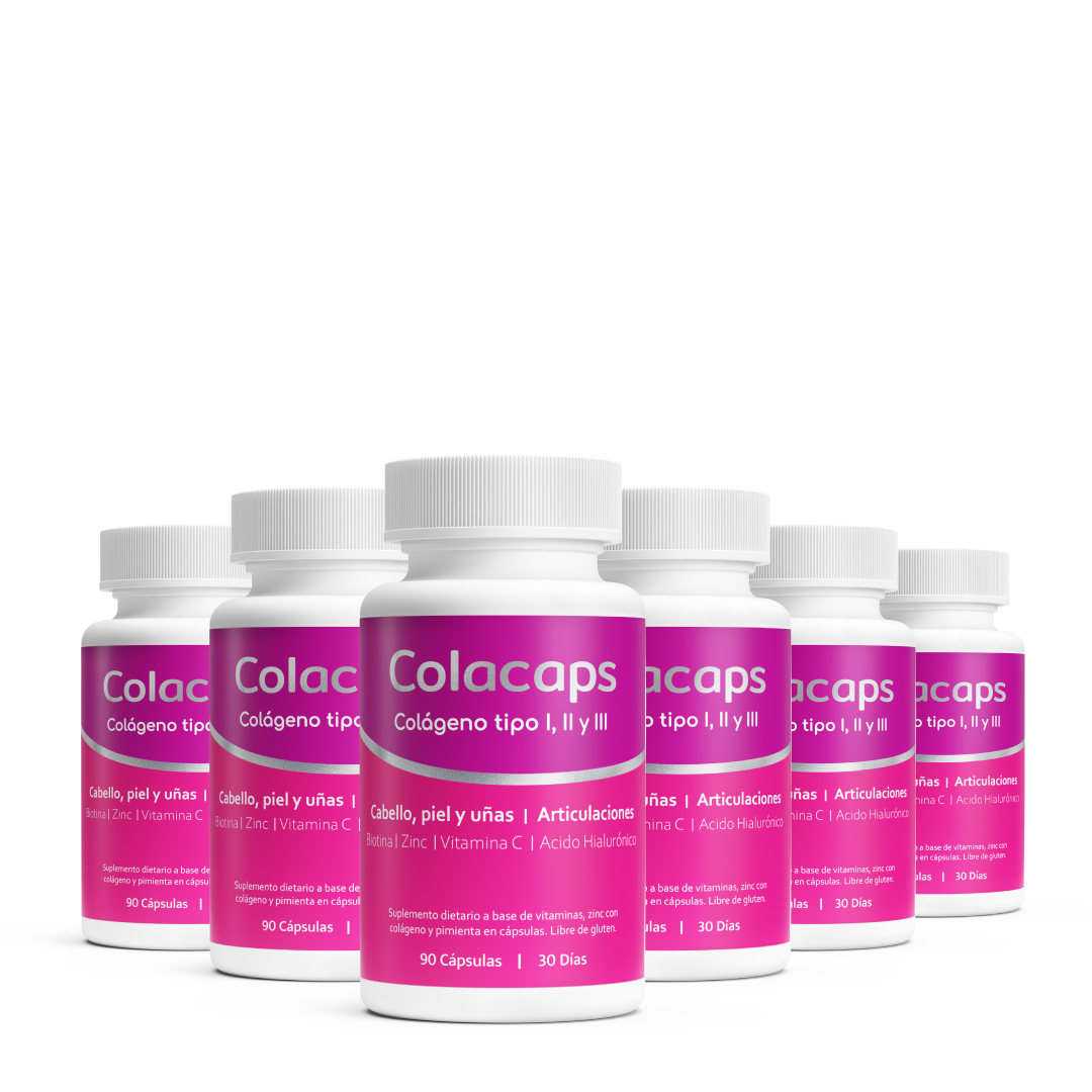 Colacaps - Colágeno Hidrolizado tipo 1, 2 y 3 en Cápsulas