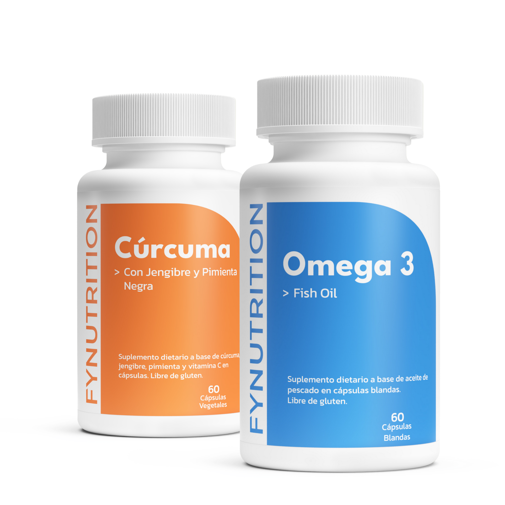 Dúo Antiinflamatorio: Omega 3  Fish Oil + Cúrcuma