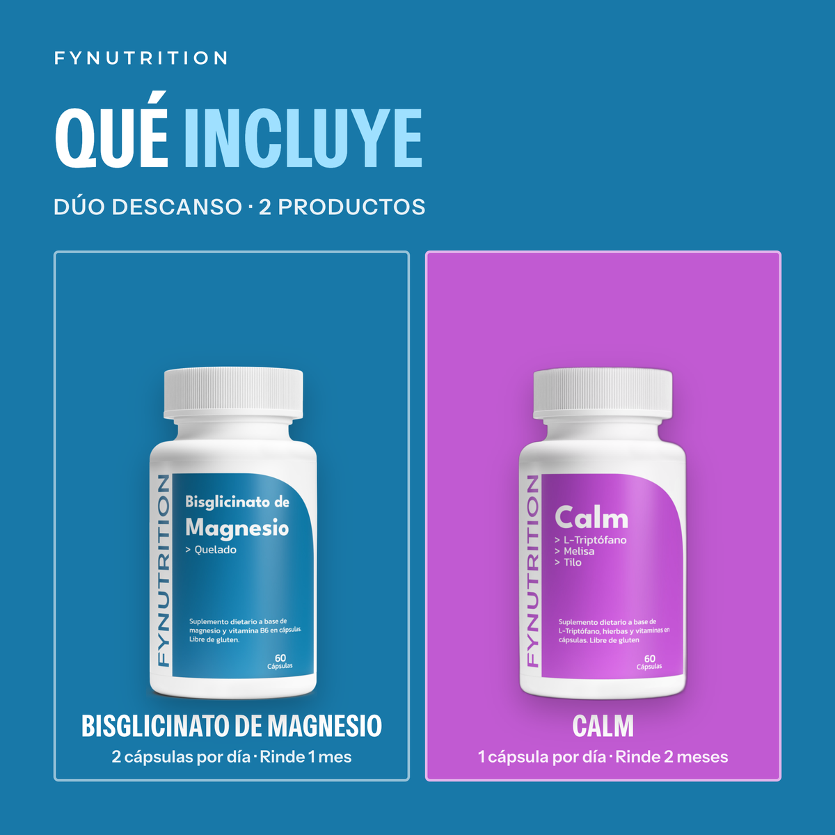 Dúo Descanso: qué incluye – FYNUTRITION