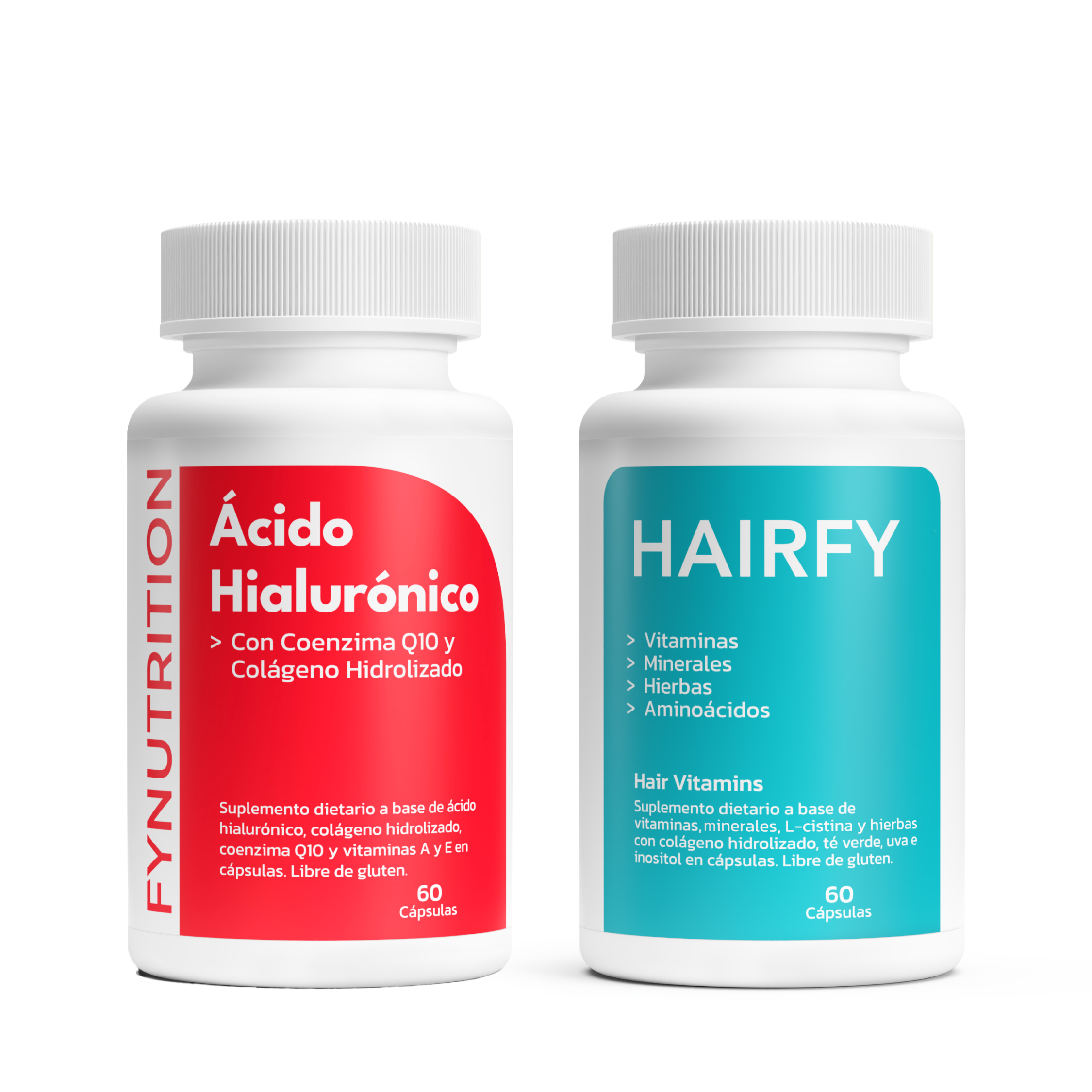 Combo Cabello: Vitaminas Hairfy + Ácido Hialurónico