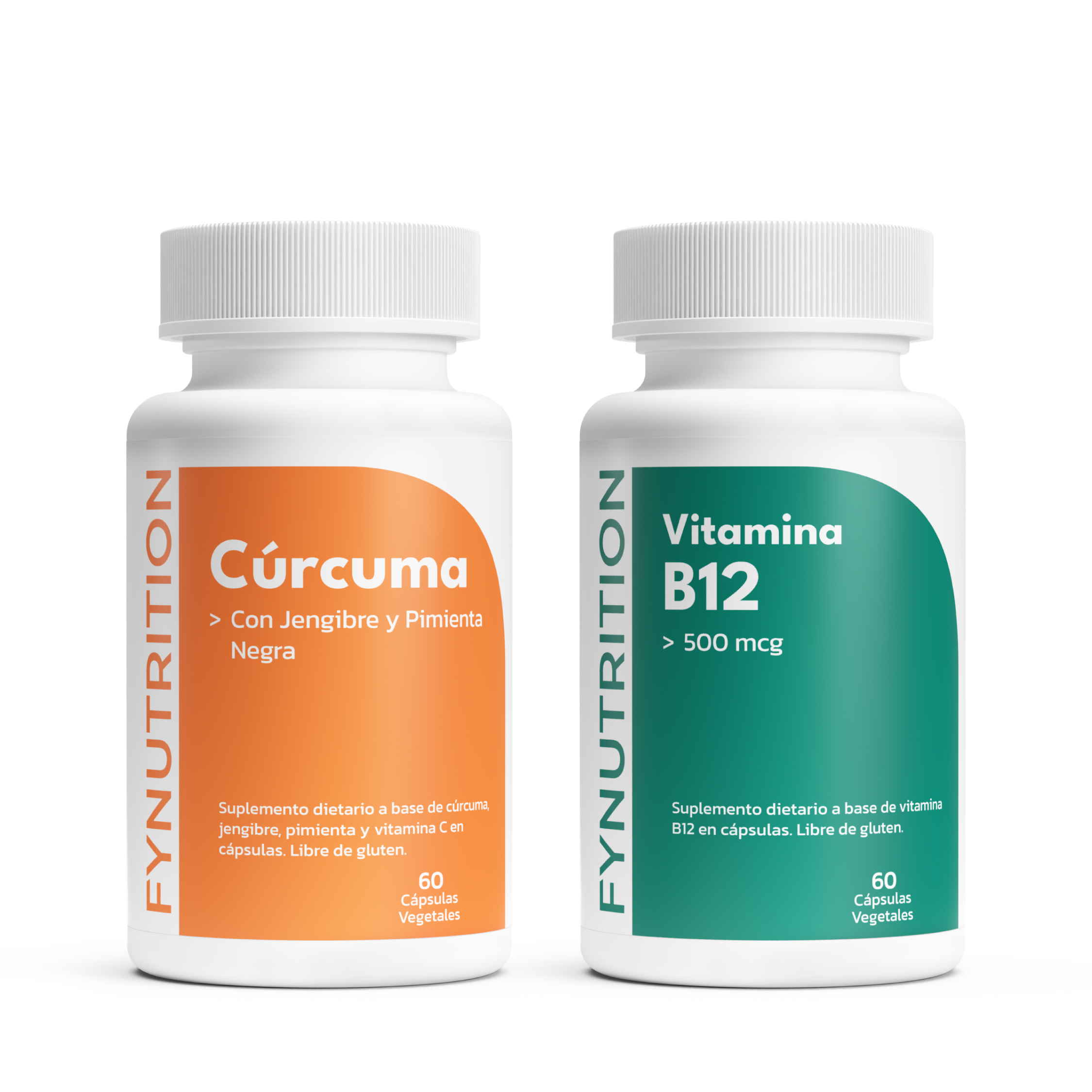 Combo Veganos: Vitamina B12 + Cúrcuma