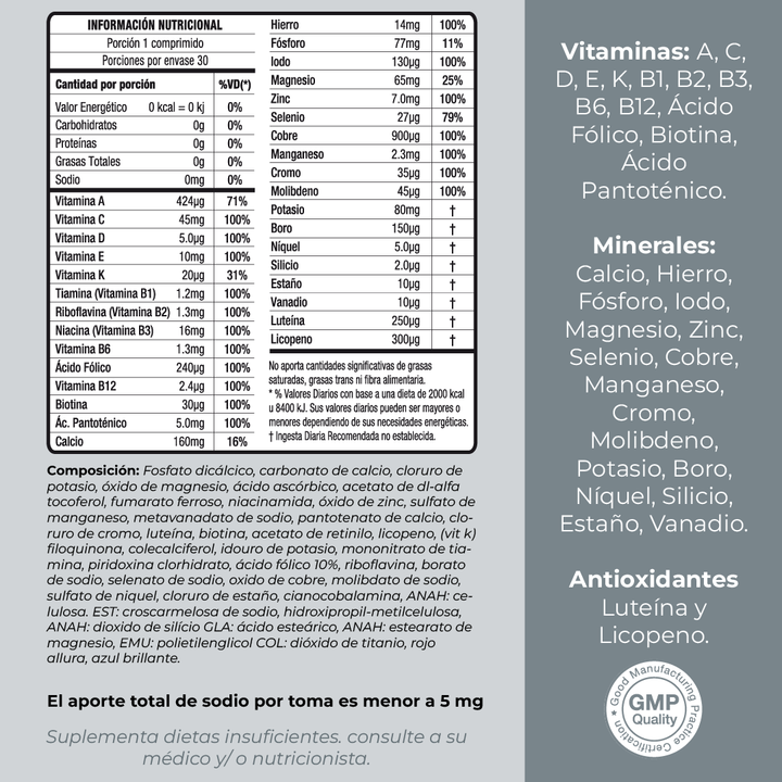 Combo Vitalidad: Omega 3 + Multify + Bisglicinato de Magnesio Quelado