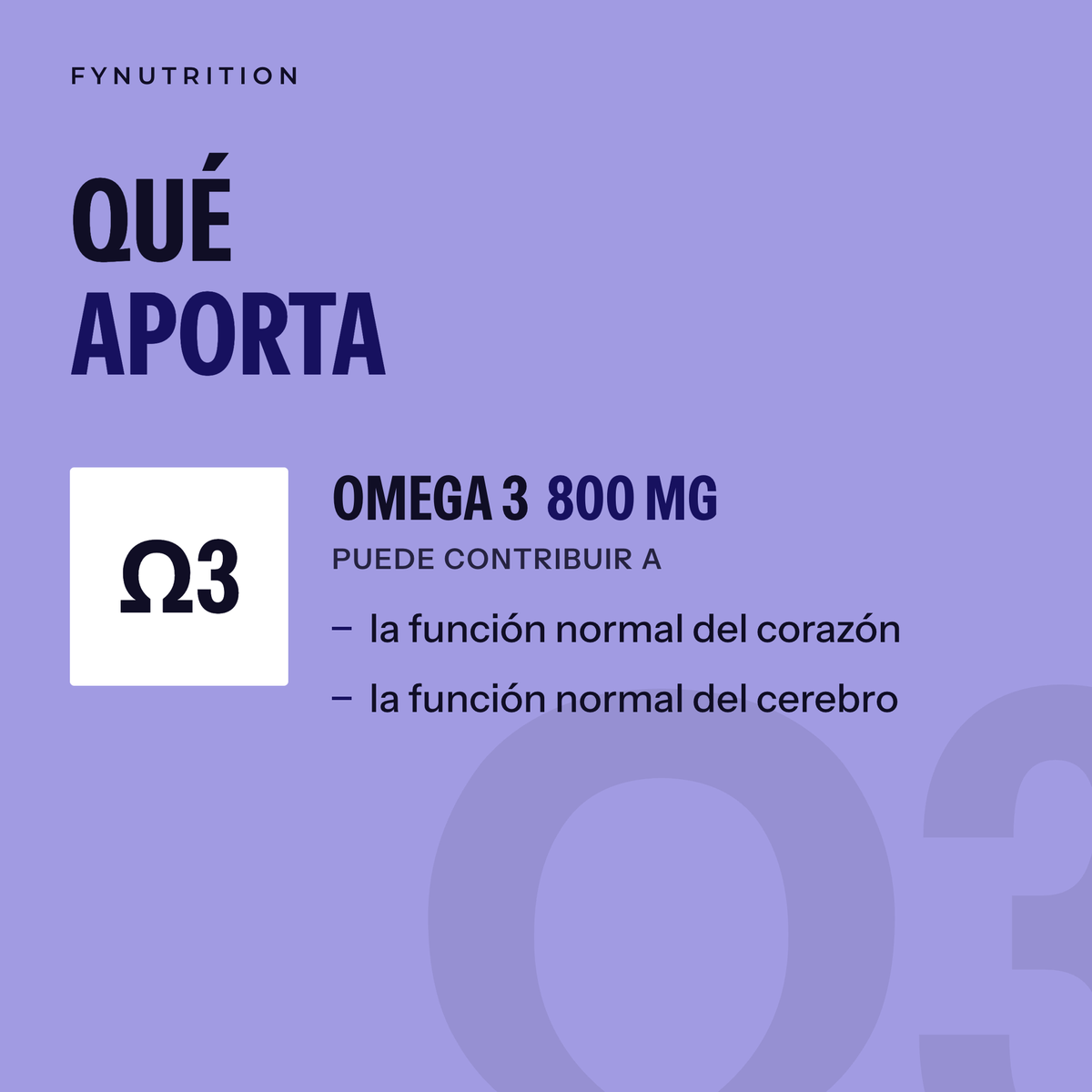 Omega 3 Blend: qué aporta – FYNUTRITION