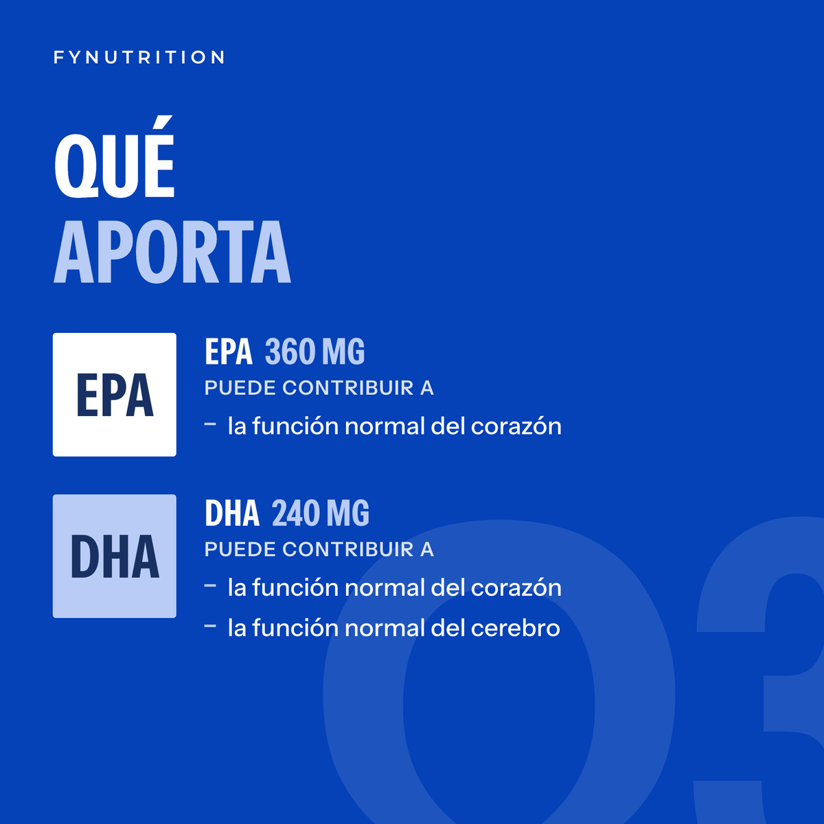 Omega 3: qué aporta – FYNUTRITION
