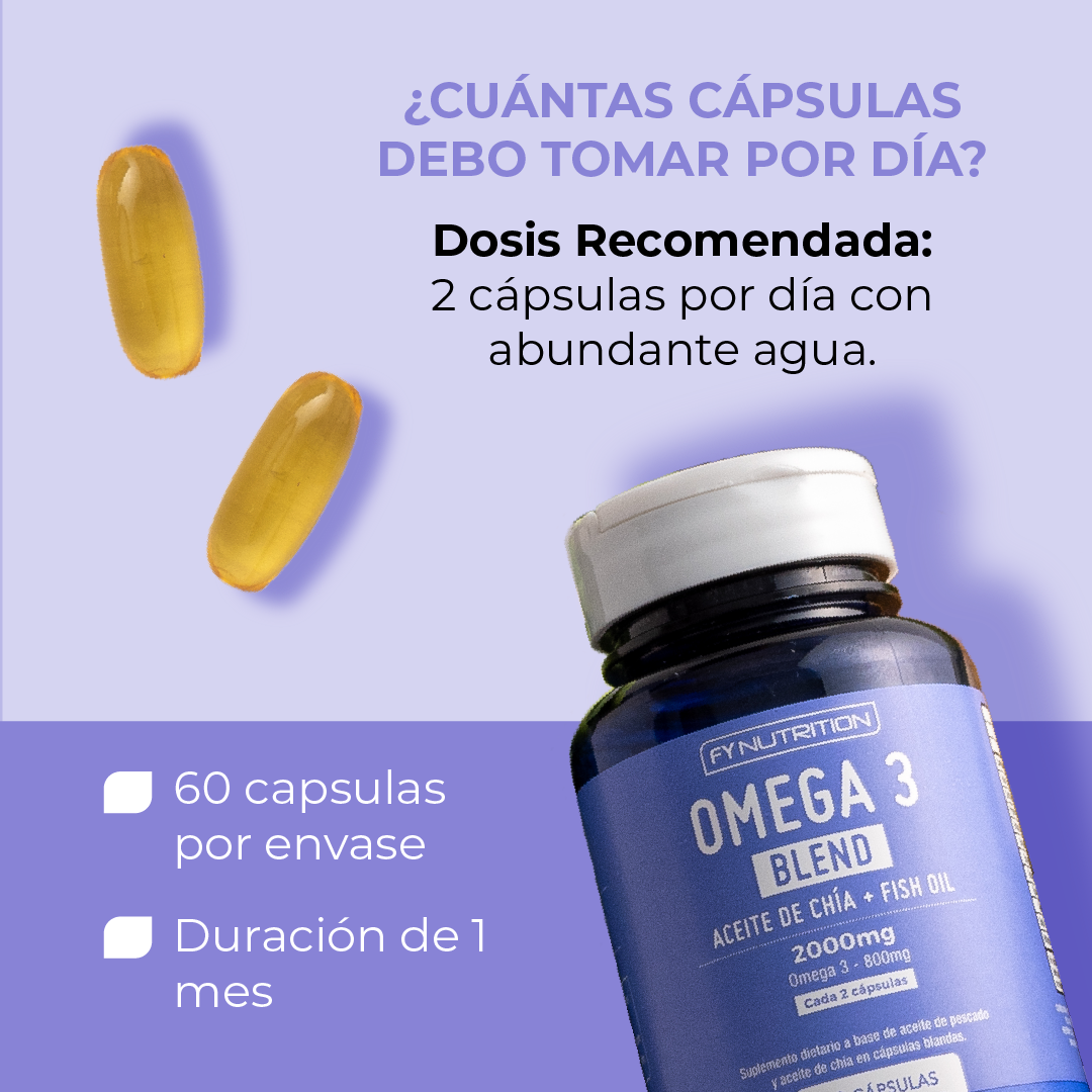 Omega 3 Blend - Chía + Fish Oil