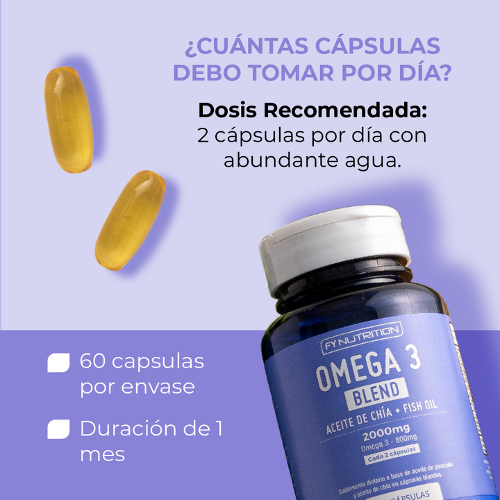 Omega 3 Blend - Chía + Fish Oil