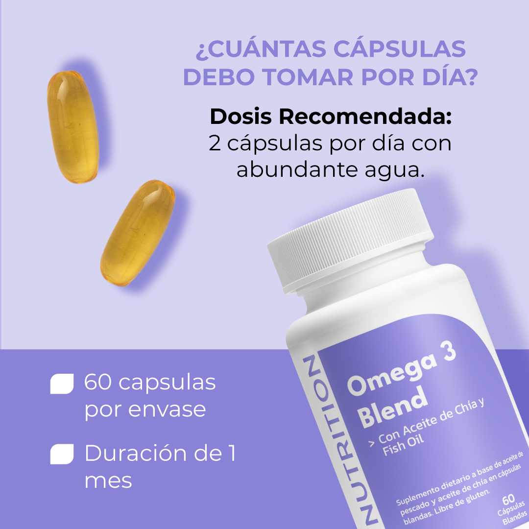 Omega 3 Blend - Chía + Fish Oil