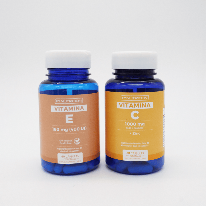 Combo Antioxidante - Vitamina C + Vitamina E
