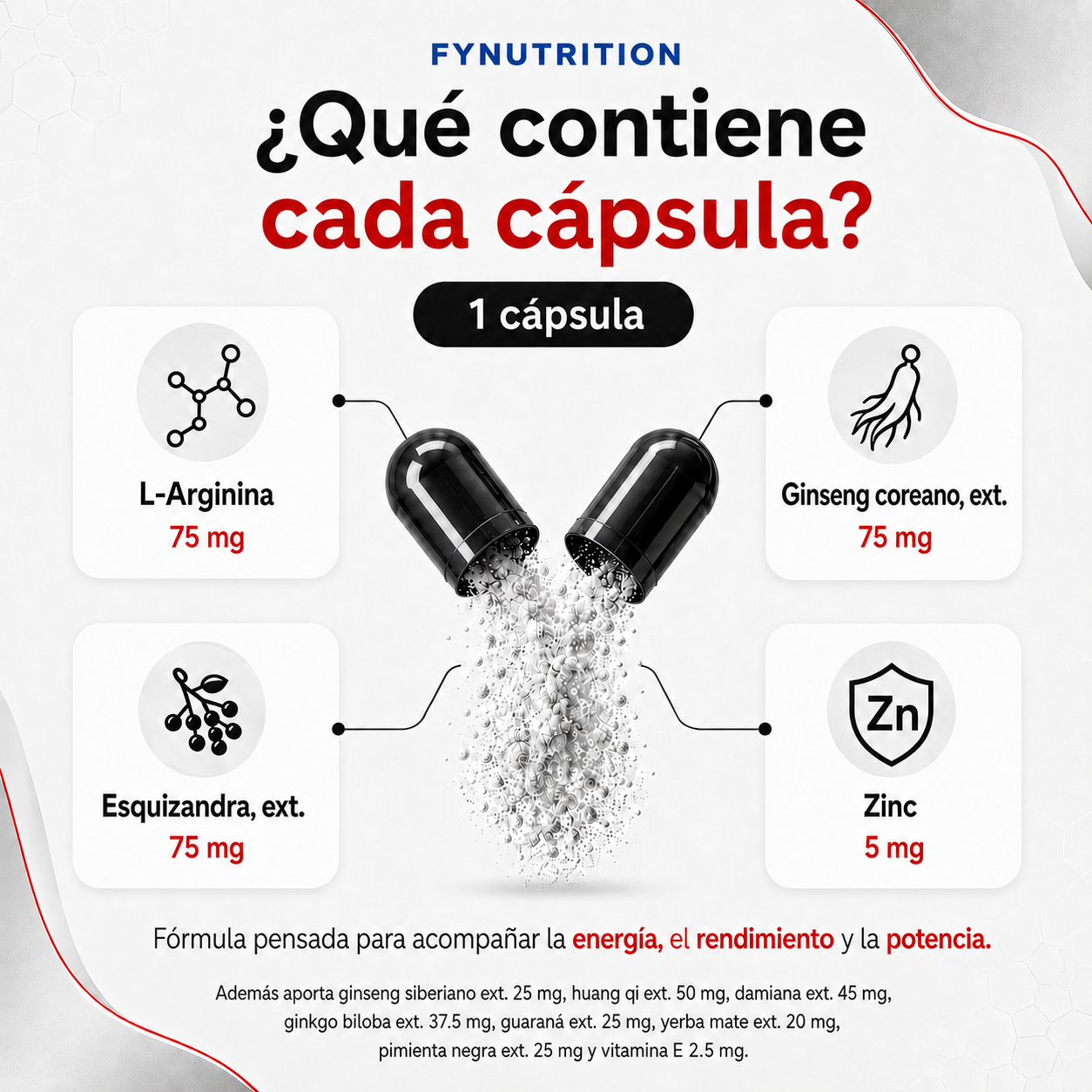 SUBIFY - Subí tu Testosterona, Potencia, Energía y Rendimiento - 60 Cápsulas