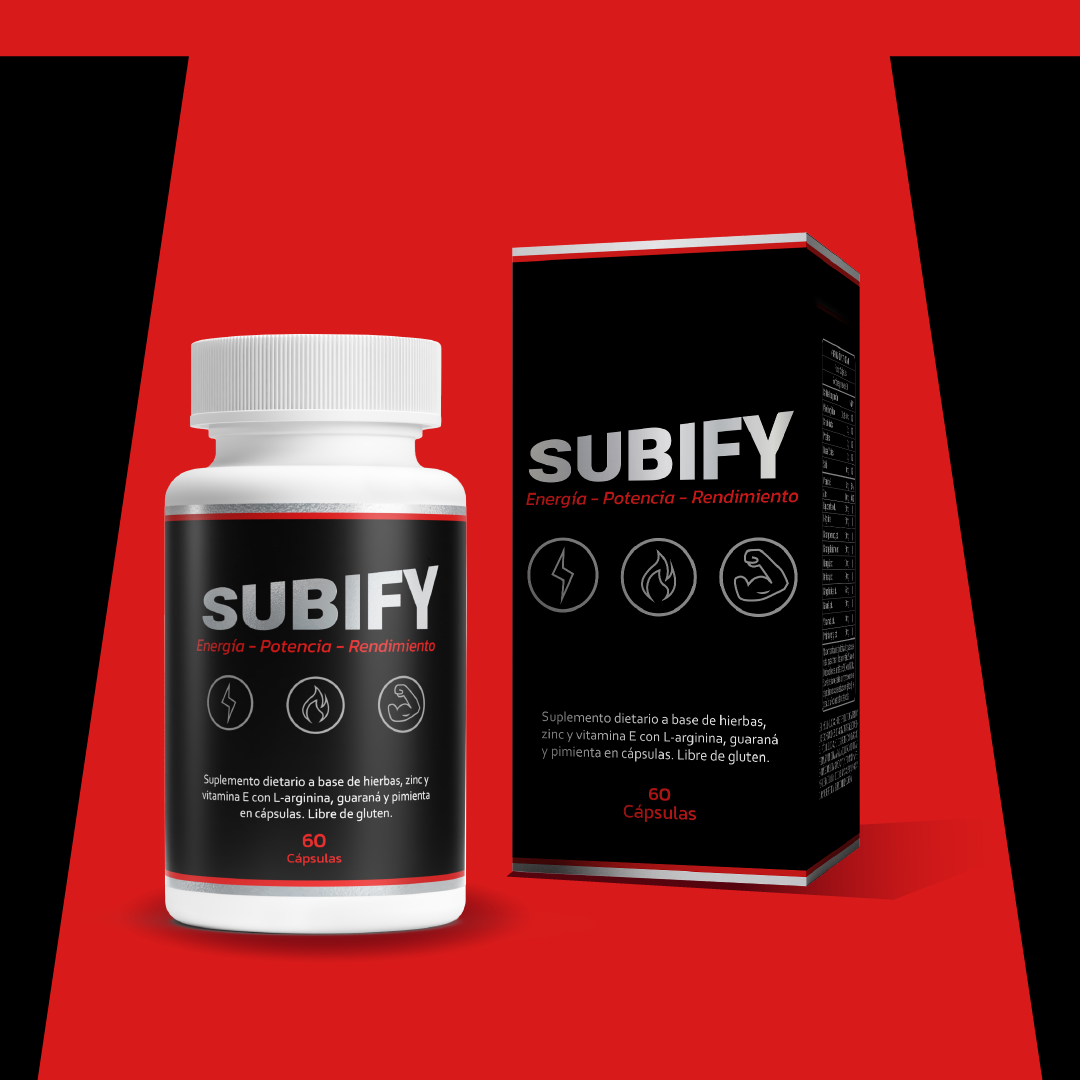 SUBIFY - Potencia, Energía y Rendimiento - 60 Cápsulas