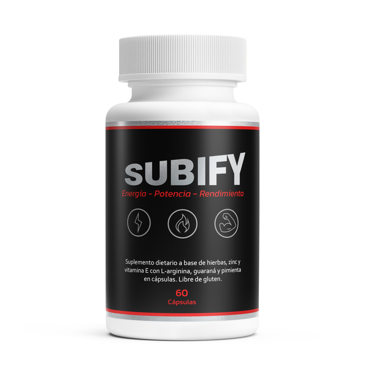 SUBIFY - Potencia, Energía y Rendimiento - 60 Cápsulas