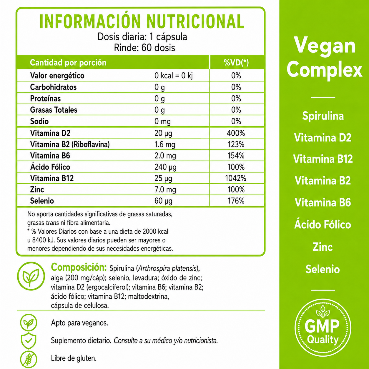 Vegan Complex - Complemento Vegano