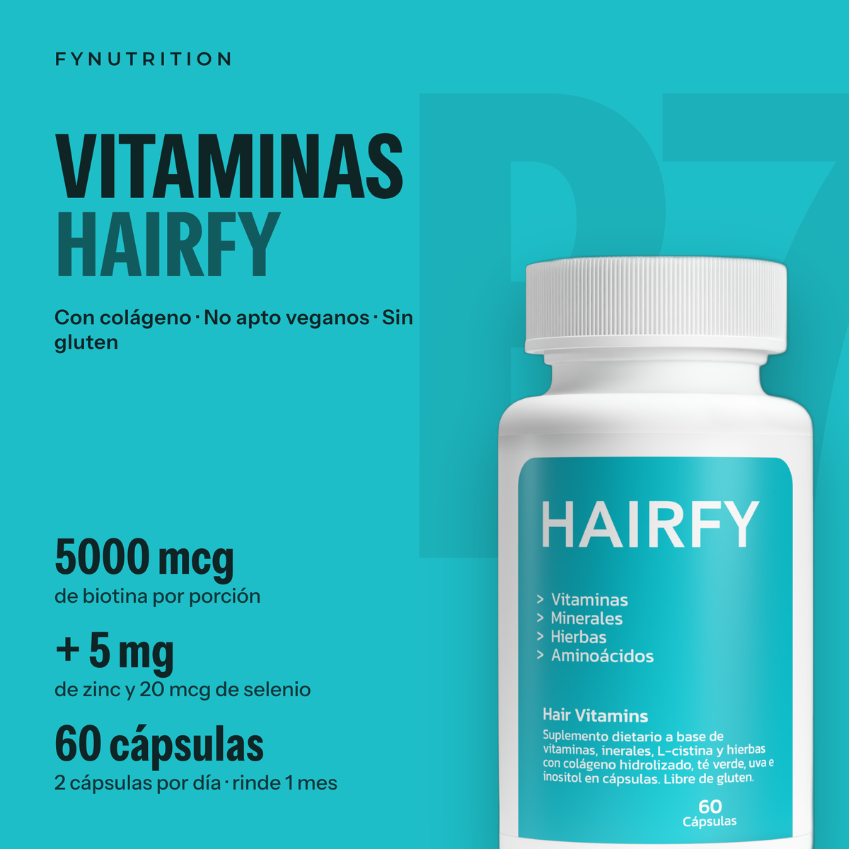 Vitamina Hairfy: lo esencial – FYNUTRITION