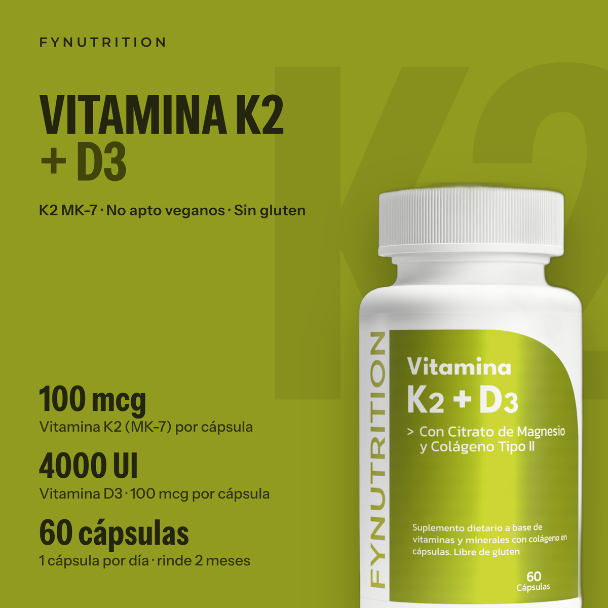 Vitamina K2 + D3: lo esencial – FYNUTRITION