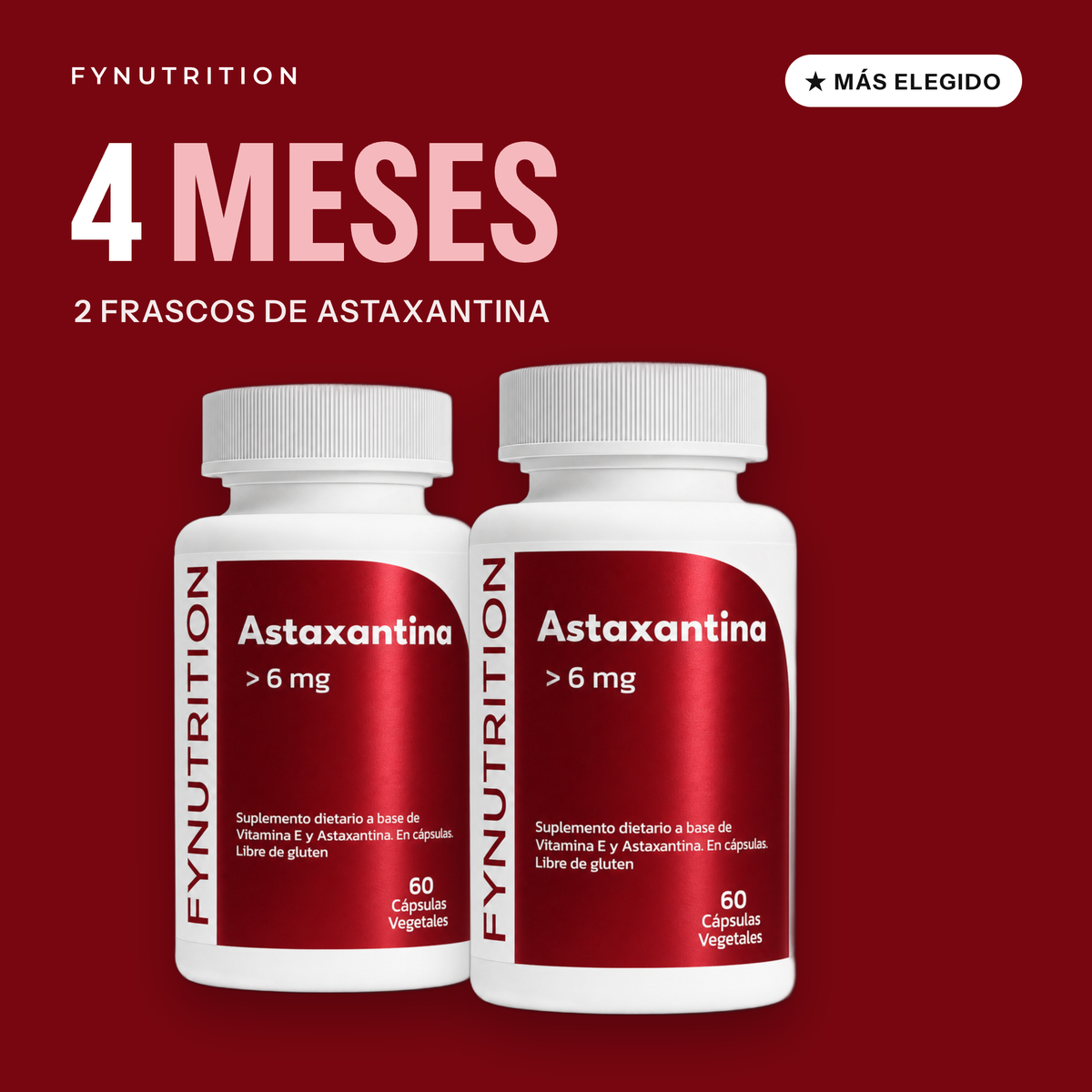 Astaxantina: 4 meses (2 frascos) – FYNUTRITION