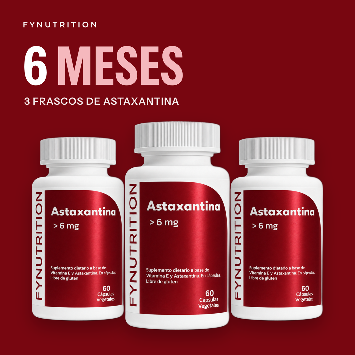 Astaxantina: 6 meses (3 frascos) – FYNUTRITION