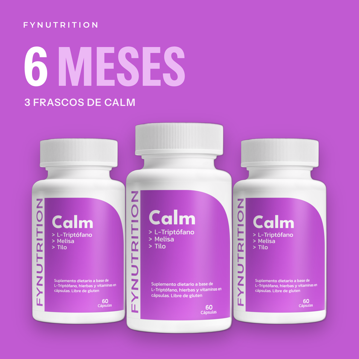 Calm: 6 meses (3 frascos) – FYNUTRITION