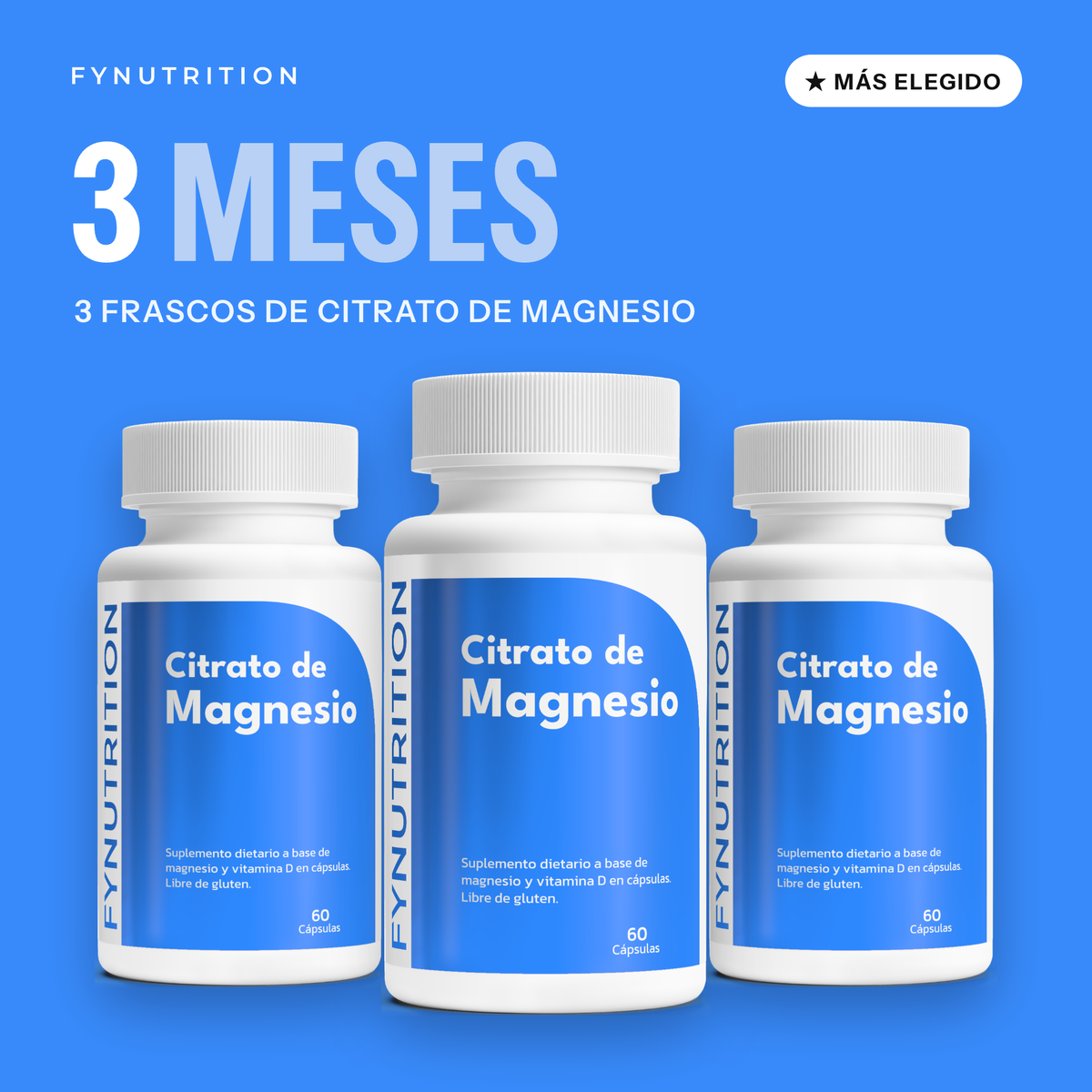 Citrato de Magnesio: 3 meses (3 frascos) – FYNUTRITION